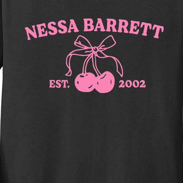 Nessa Barrett Est. 2002 Funny Kids Long Sleeve Shirt