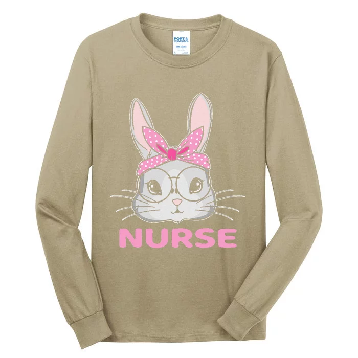 Nurse Bunny Easter Day Cute Rabbit Nursing RN LPN Tall Long Sleeve T-Shirt