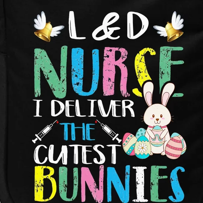 Nurse Bunny Easter Day Cute Rabbit Nursing RN LPN Impact Tech Backpack