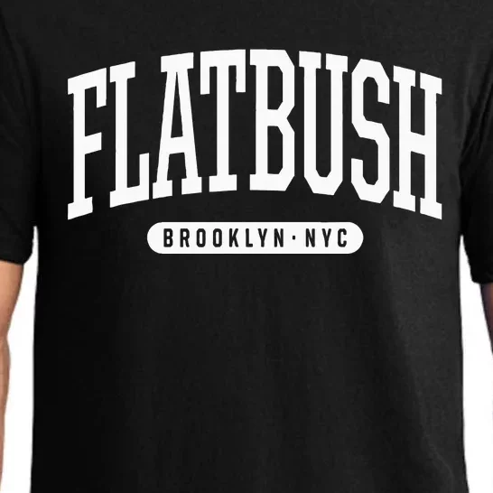 Nyc Borough Flatbush Brooklyn New York Pajama Set