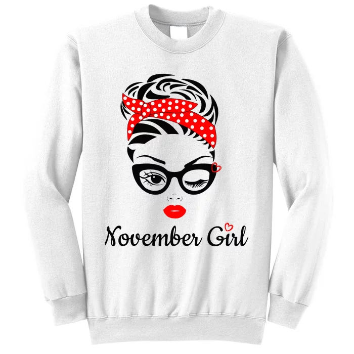 November Birthday For Born November Sweatshirt