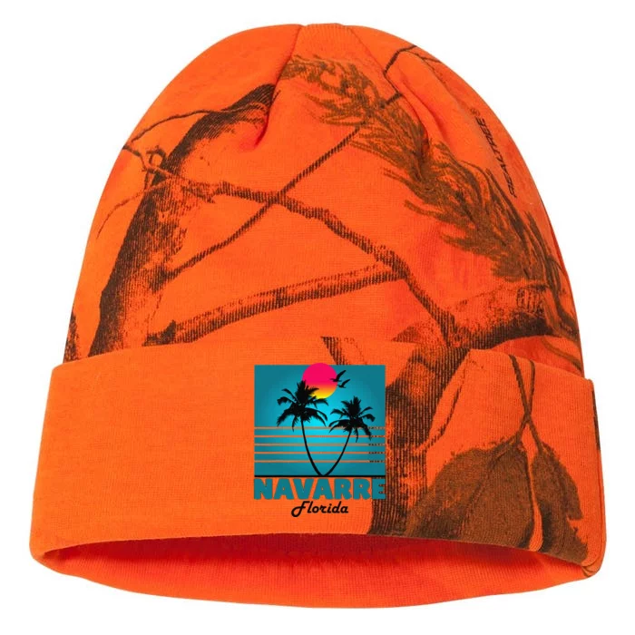 Navarre Beach Florida Fl Summer Seagulls Souvenirs Kati - 12in Camo Beanie