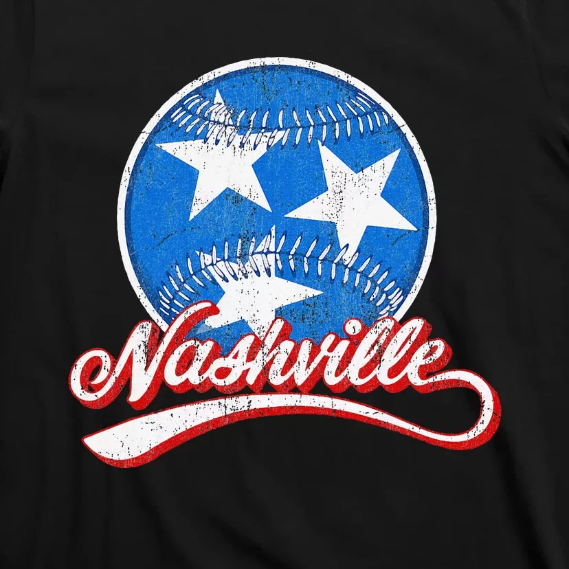 Nashville Baseball Faded T-Shirt