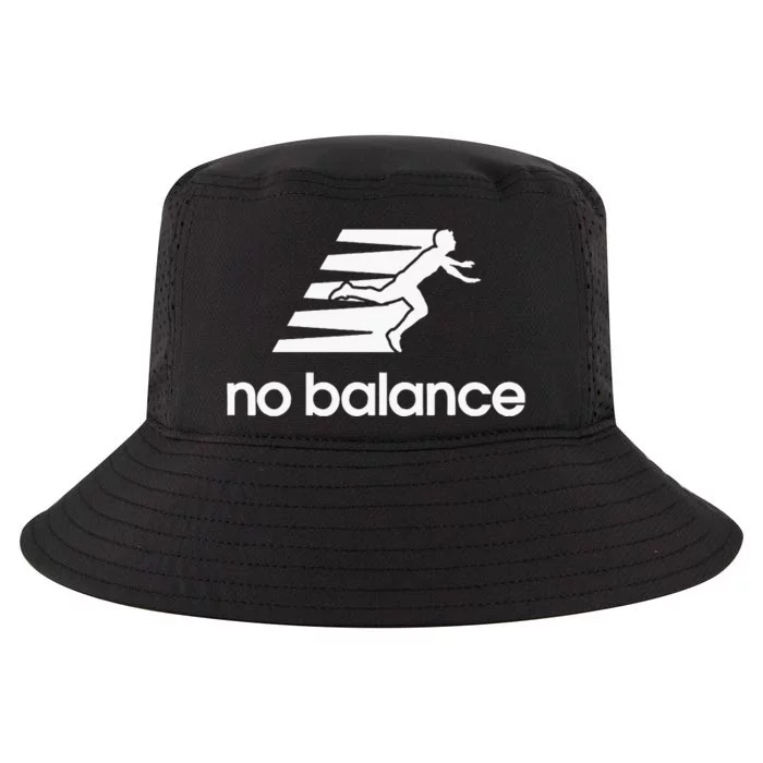 No Balance Funny Running Logo Parody No Balance Cool Comfort Performance Bucket Hat