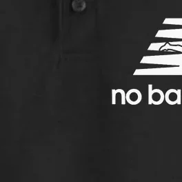 No Balance Funny Running Logo Parody No Balance Dry Zone Grid Performance Polo