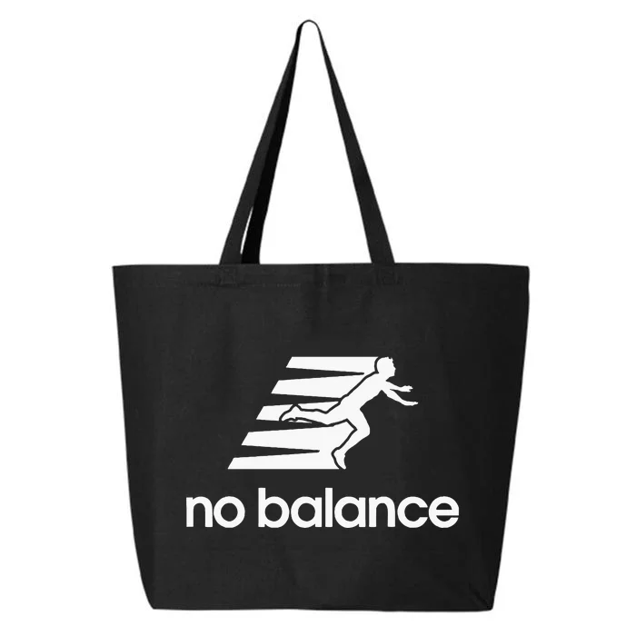 No Balance Funny Running Logo Parody No Balance 25L Jumbo Tote