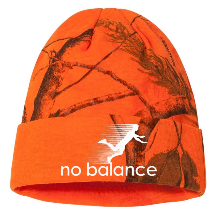 No Balance Funny Parody Design For Sports And Humor Kati - 12in Camo Beanie