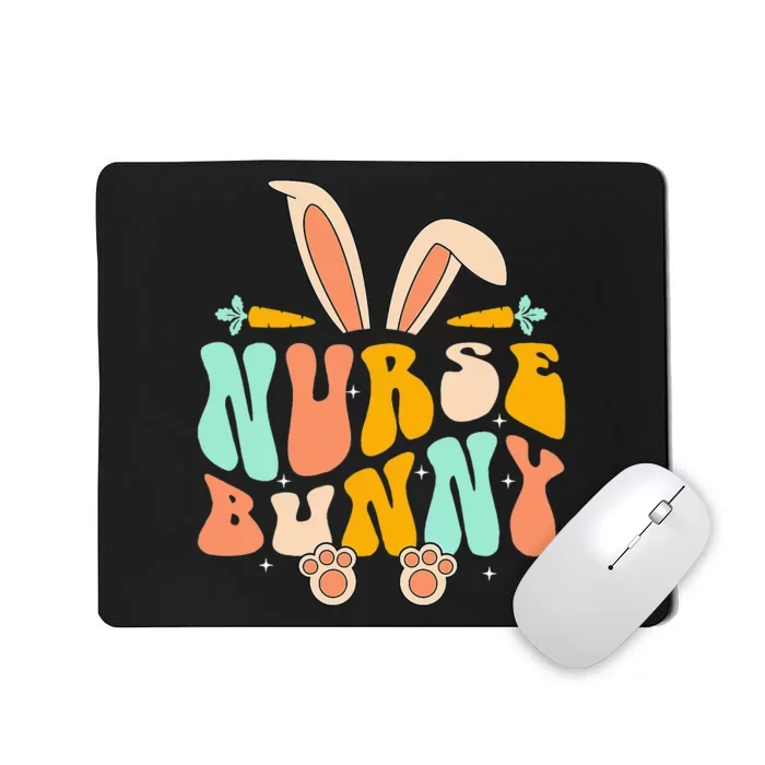 Nurse Bunny Face Rabbit Retro Easter Day Nursing Mousepad