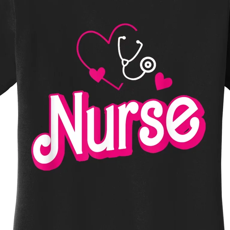 Nerrrdy Black Funny Nurse Women's T-Shirt