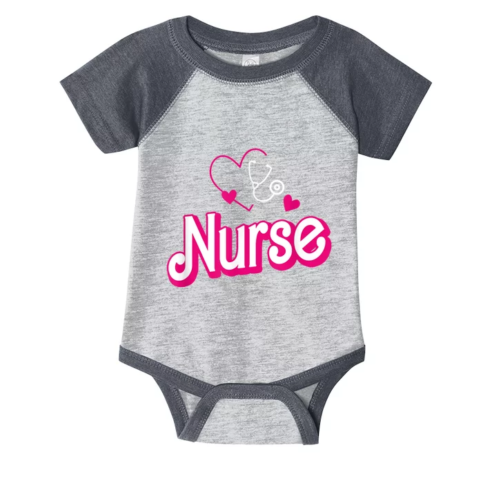 Nerrrdy Black Funny Nurse Infant Baby Jersey Bodysuit