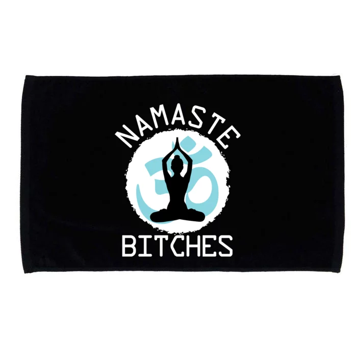 Namaste Bitches Funny Yoga Microfiber Hand Towel