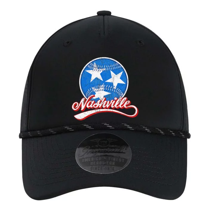 Nashville Baseball Faded Performance The Dyno Cap