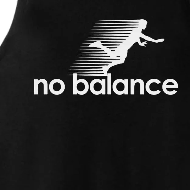 No Balance New Balance Funny Ladies Tri-Blend Wicking Tank