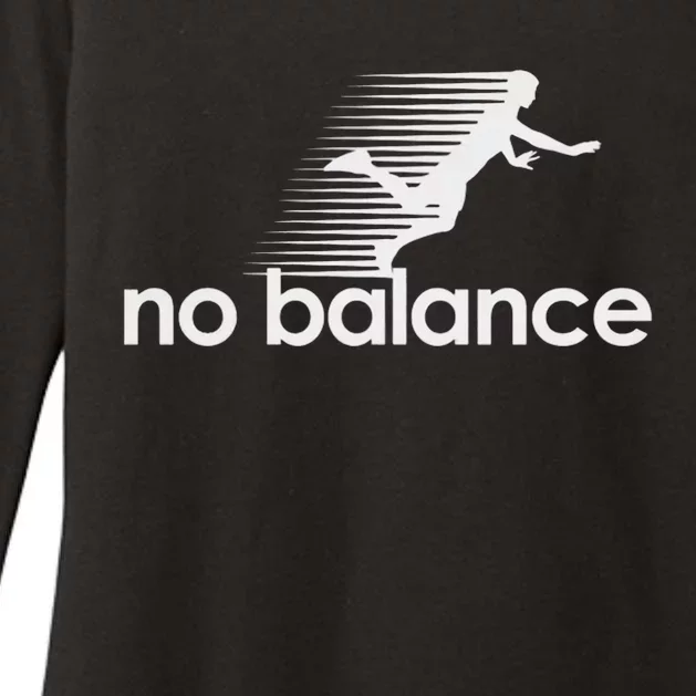 No Balance New Balance Funny Womens CVC Long Sleeve Shirt