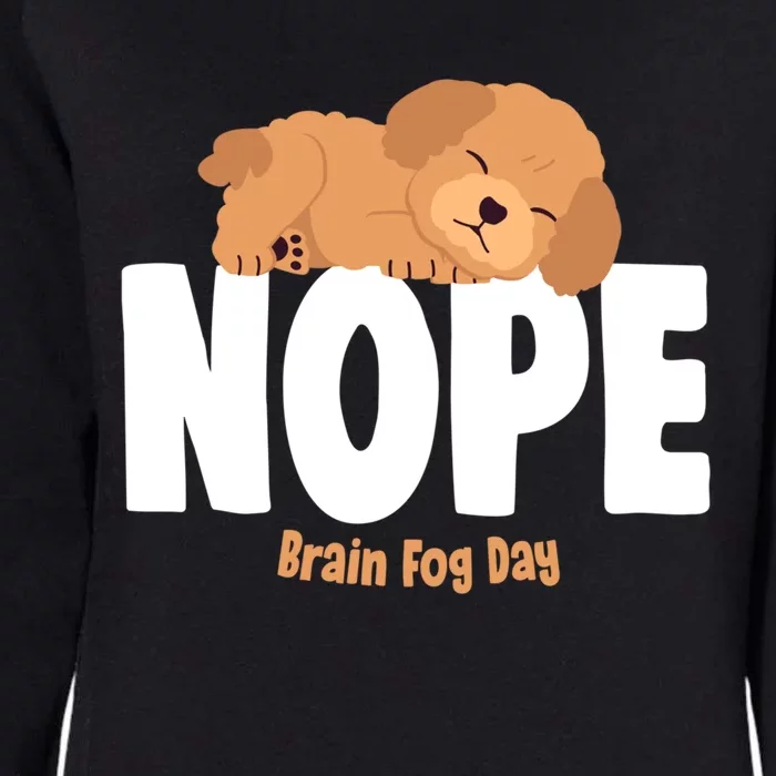 Nope Brain Fog Day Lupus Awareness Fibromyalgia Fibro Great Gift Womens California Wash Sweatshirt