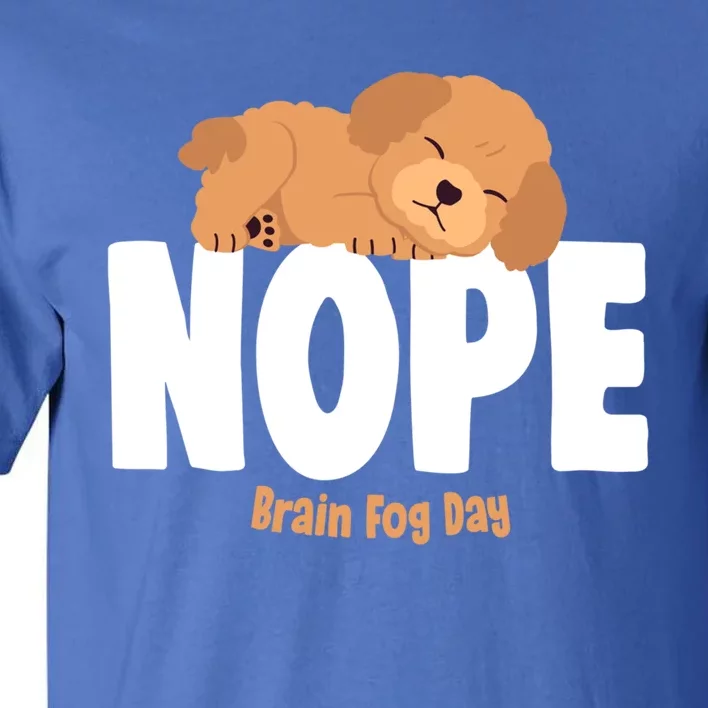 Nope Brain Fog Day Lupus Awareness Fibromyalgia Fibro Great Gift Tall T-Shirt