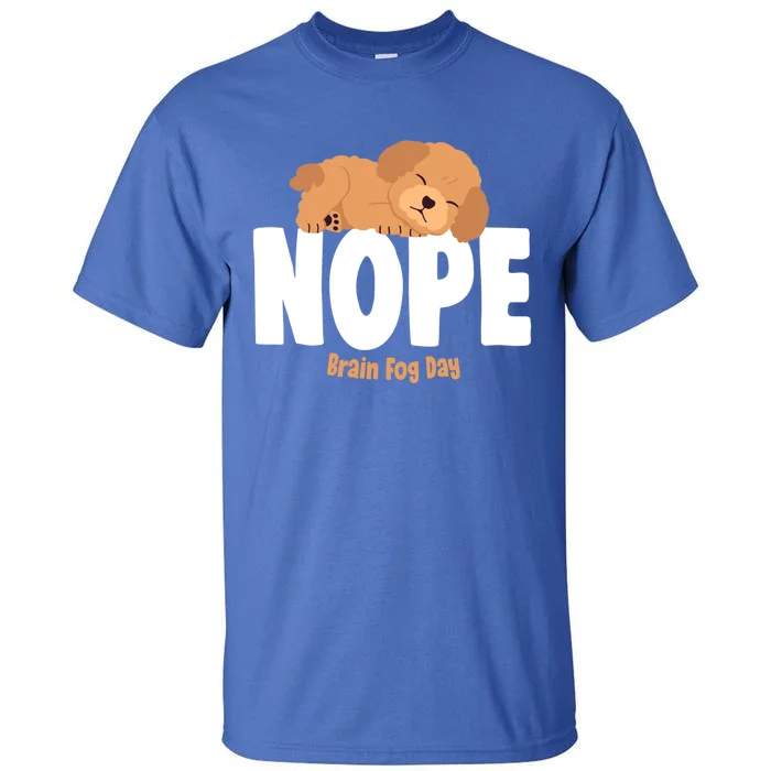 Nope Brain Fog Day Lupus Awareness Fibromyalgia Fibro Great Gift Tall T-Shirt