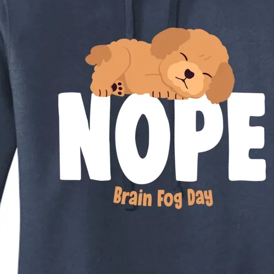 Nope Brain Fog Day Lupus Awareness Fibromyalgia Fibro Great Gift Women's Pullover Hoodie