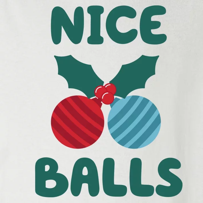 Nice Balls Funny Christmas Ornament Toddler Long Sleeve Shirt