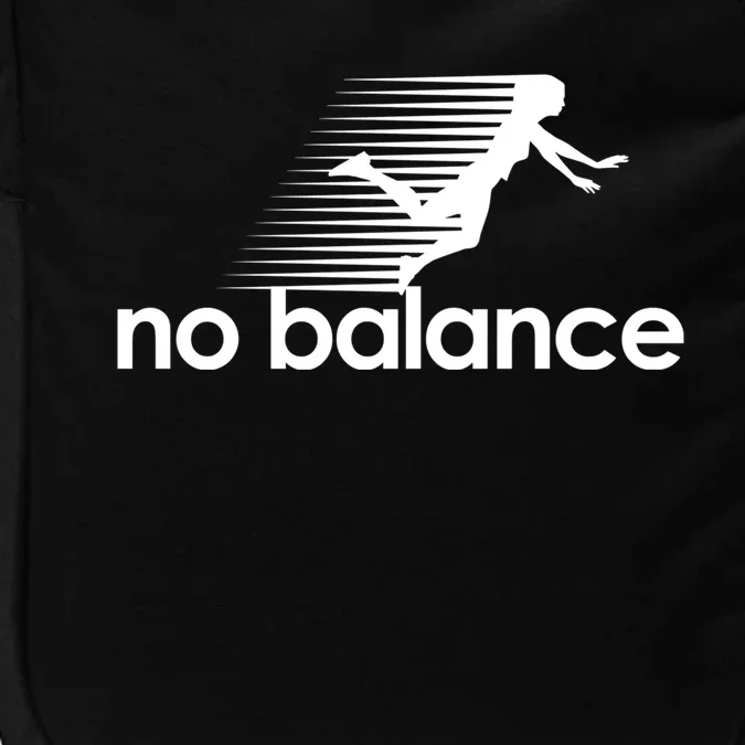 No Balance Funny Spoof Impact Tech Backpack