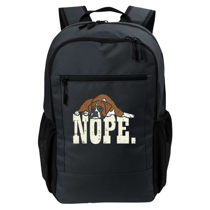 Nope Boxer Funny Animal Pet Dog Lover Owner Men Women Gift Daily Commute Backpack