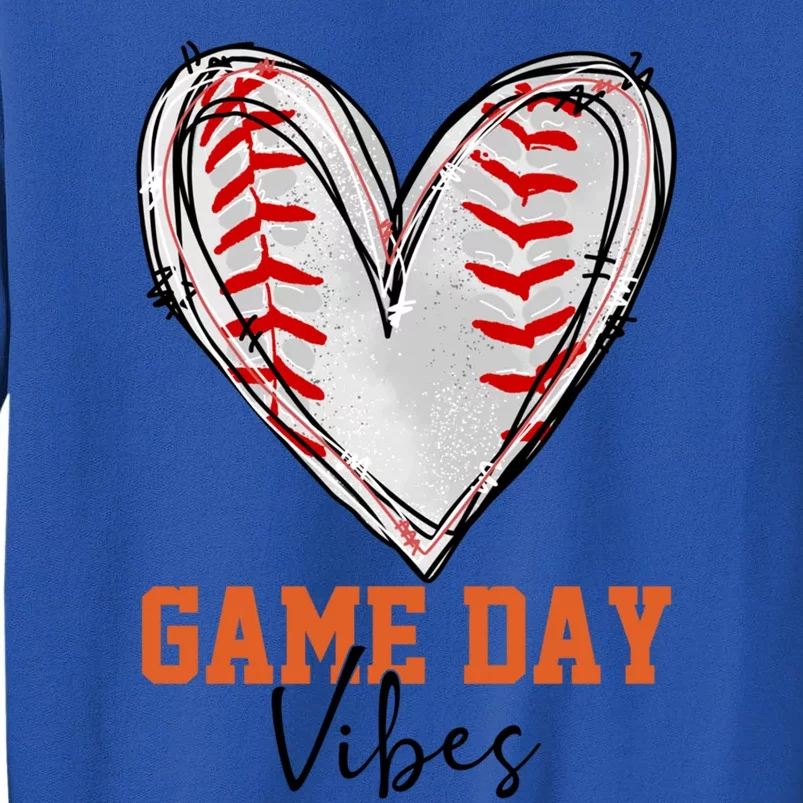 Novelty Baseball Game Day Vibes Baseball Mom Baseball Season Gift Sweatshirt