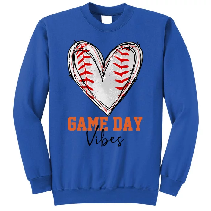 Novelty Baseball Game Day Vibes Baseball Mom Baseball Season Gift Sweatshirt