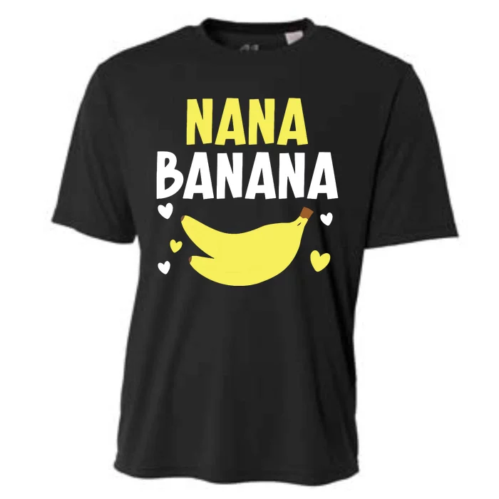 Nana Banana Grandma Grandmother Granny Grandparents Day Cooling Performance Crew T-Shirt