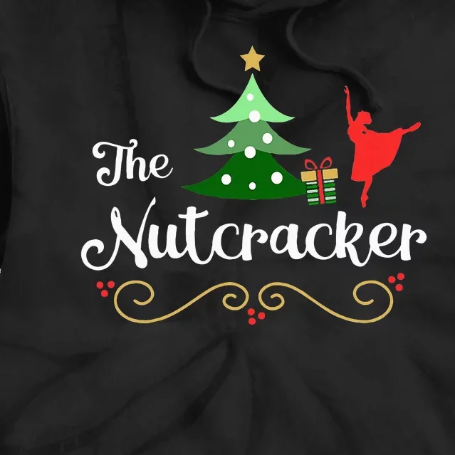 Nutcracker Ballet Gift For Girl Clara & Tree Nutcracker Tie Dye Hoodie