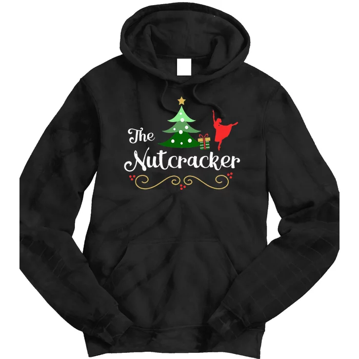 Nutcracker Ballet Gift For Girl Clara & Tree Nutcracker Tie Dye Hoodie