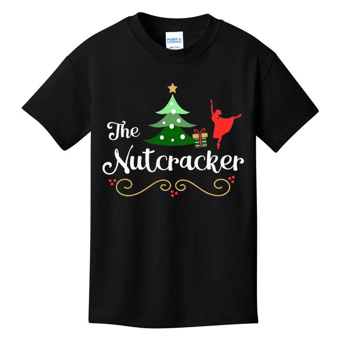 Nutcracker Ballet Gift For Girl Clara & Tree Nutcracker Kids T-Shirt