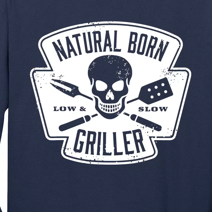 Natural Born Griller Bbq Lovers Long Sleeve Shirt