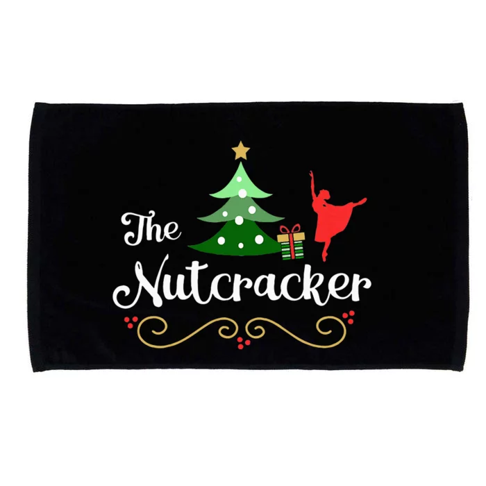 Nutcracker Ballet Gift For Clara & Tree Nutcracker Microfiber Hand Towel