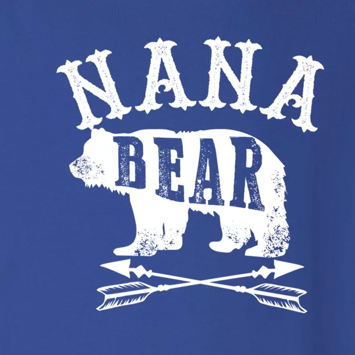 Nana Bear Grandmother Mothers Day Gift Toddler Long Sleeve Shirt