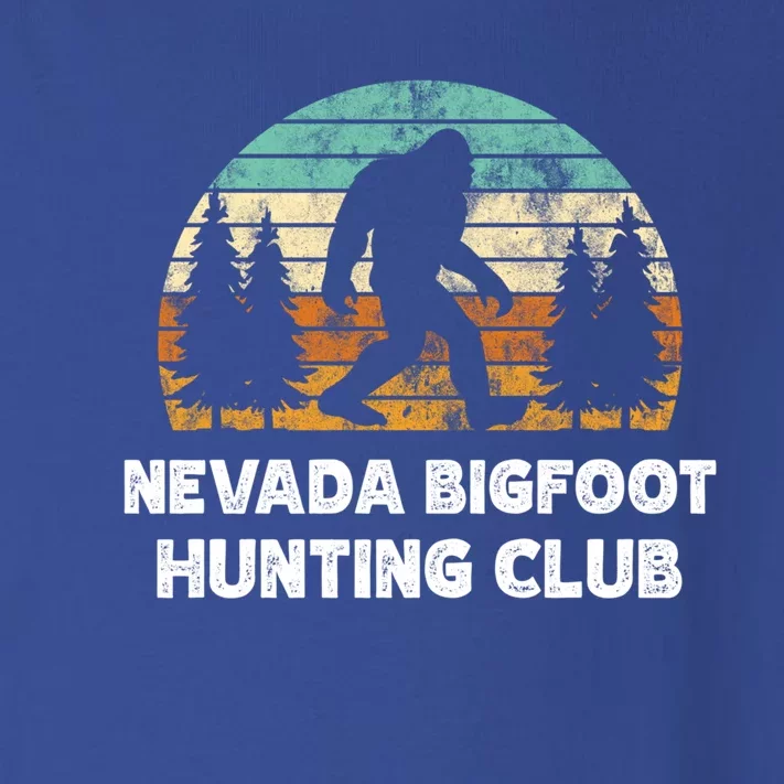 Nevada Bigfoot Hunting Club Sasquatch Fan Cool Gift Toddler Long Sleeve Shirt