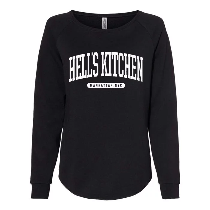 Nyc Borough HellS Kitchen Manhattan New York Womens California Wash Sweatshirt