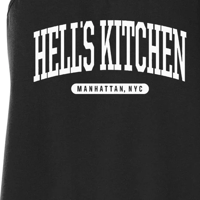 Nyc Borough HellS Kitchen Manhattan New York Women's Racerback Tank