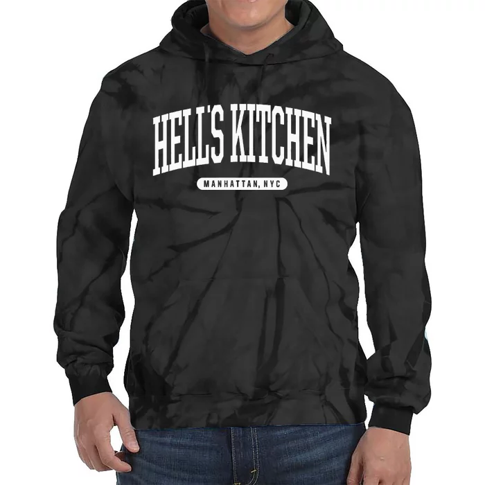 Nyc Borough HellS Kitchen Manhattan New York Tie Dye Hoodie