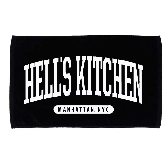 Nyc Borough HellS Kitchen Manhattan New York Microfiber Hand Towel