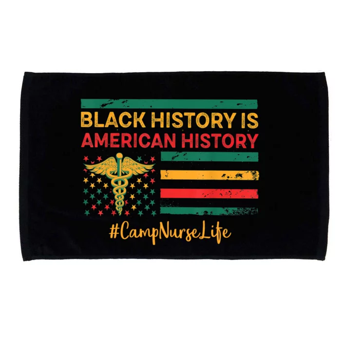 Nurse Black History Month Juneteenth Camp Nurse Nurses Day Gift Microfiber Hand Towel