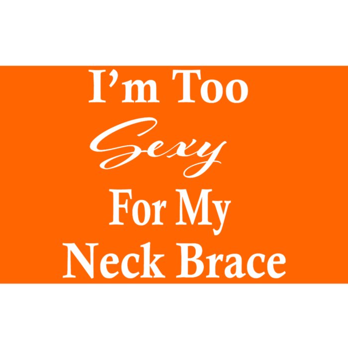 Neck Brace Humor Gift Get Well Soon Gifts Spine Surgery Bumper Sticker