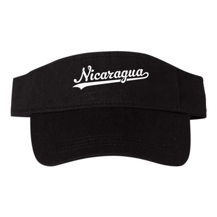 Nicaragua Baseball Jersey Script With Swoosh Valucap Bio-Washed Visor