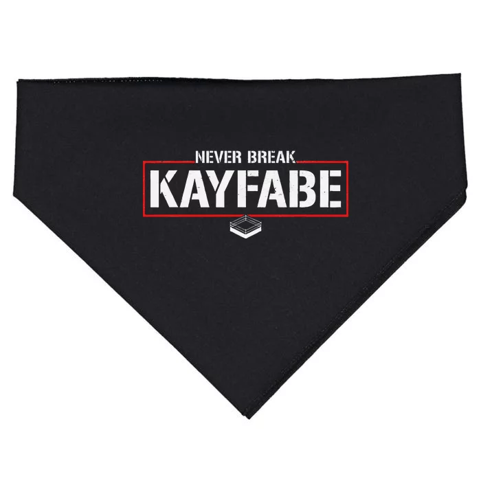 Never Break Kayfabe Pro Wrestling USA-Made Doggie Bandana