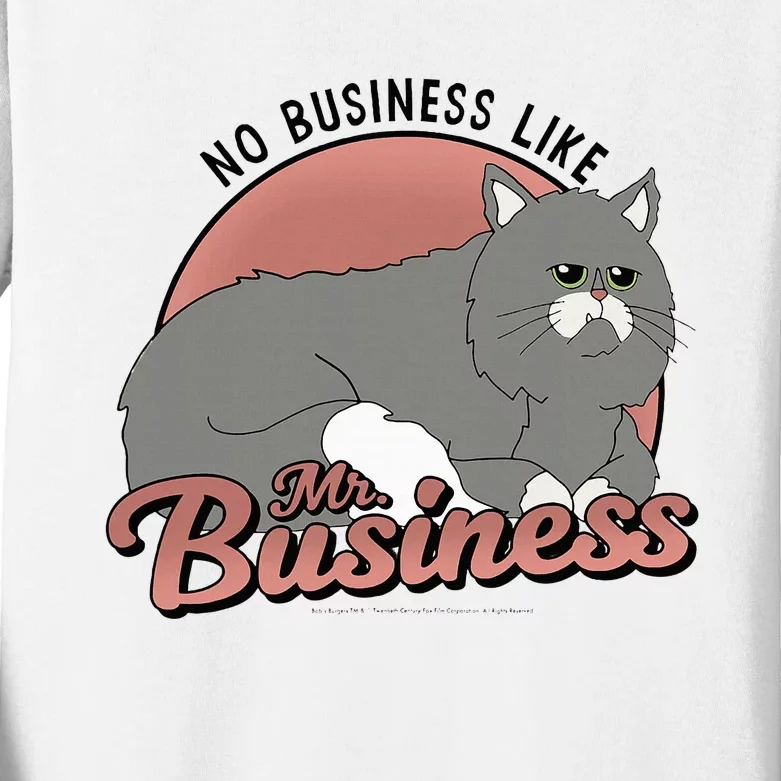 No Business Like Mr. Business Kids Long Sleeve Shirt