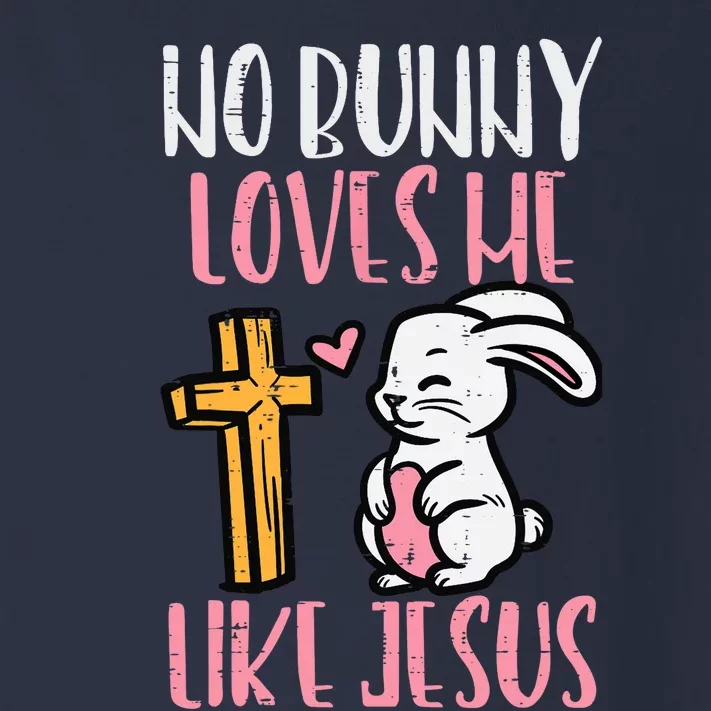 No Bunny Loves Me Like Jesus Easter Christian Religious Toddler Long Sleeve Shirt