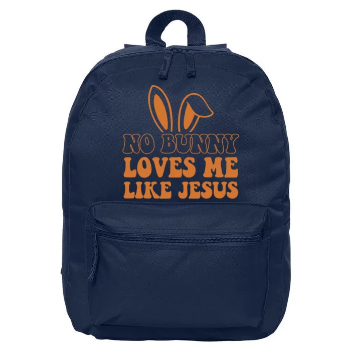 No Bunny Loves Me Like Jesus Easter Bunny 16 in Basic Backpack