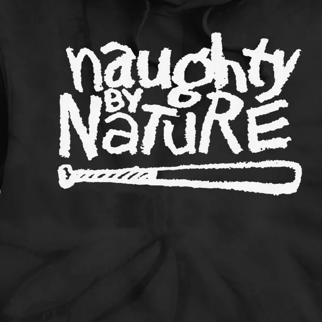 Naughty By Nature – White Classic Logo Tie Dye Hoodie