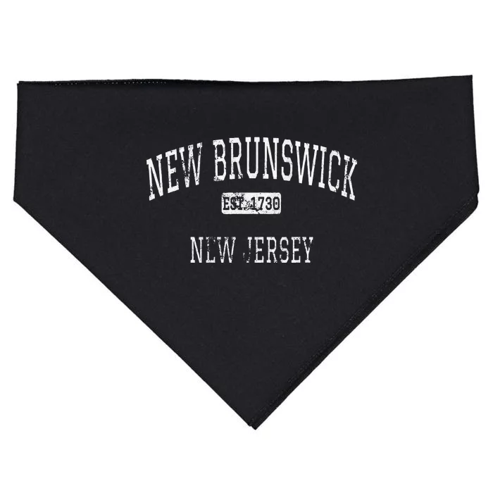 New Brunswick New Jersey Nj Vintage USA-Made Doggie Bandana