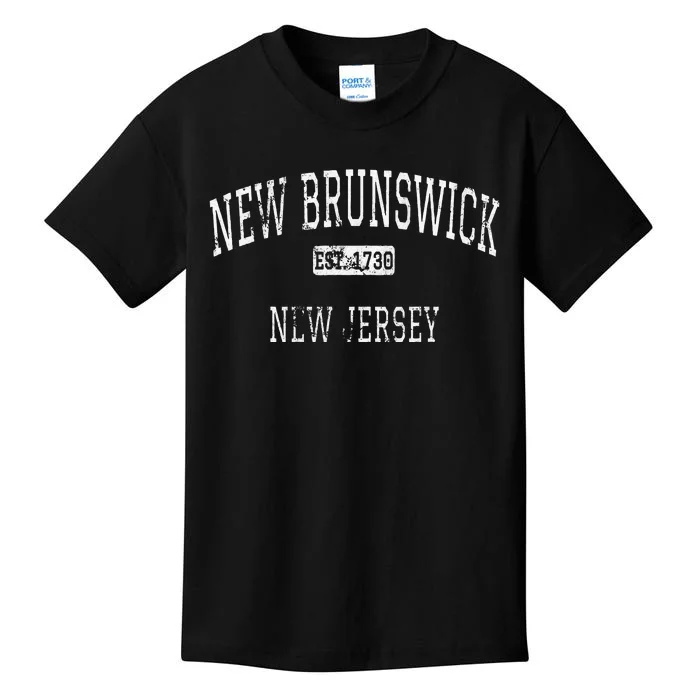 New Brunswick New Jersey Nj Vintage Kids T-Shirt