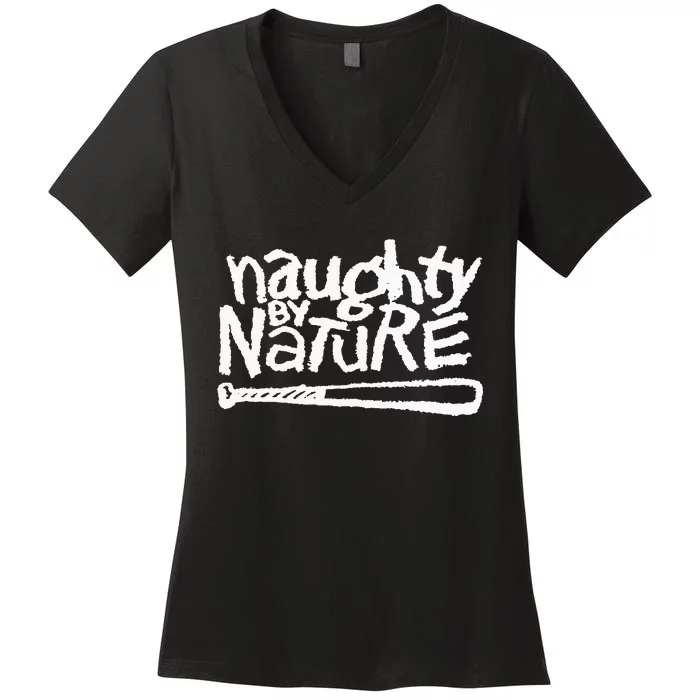 Naughty By Nature Women's V-Neck T-Shirt